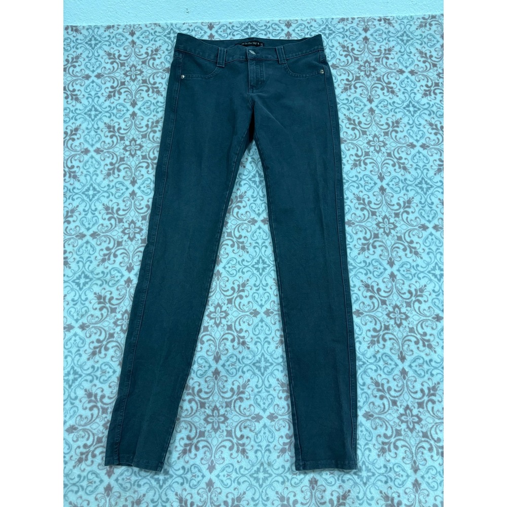 Lucy in the Sky Skinny Jeans Dark Gray Stretch Slim Fit Pants XL
